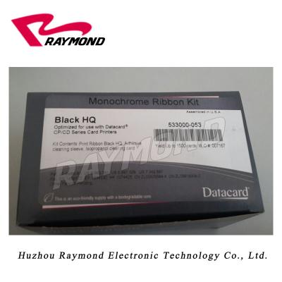 China Original Datacard CD800 CP40 CP60 CP80 Plus Serial Id Card Printer 533000-053 Black Monochrome Ribbon - 1500 Copies for sale