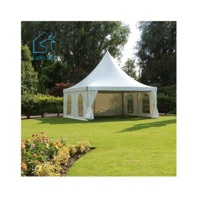 China 10x10m Large Exhibition Tents Wedding Trade Show Tent Custom Outdoor Pagoda Party Glamping Pagoda Tent -07 for sale