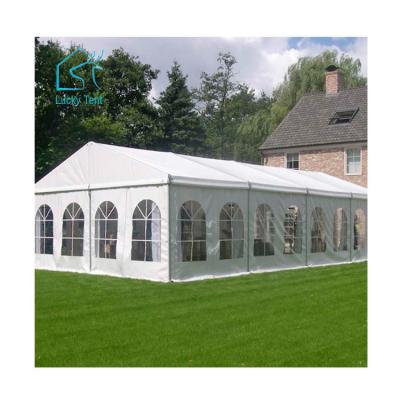 China Large Nigeria Aluminum Alloy Church Tents 500 Seater White Wedding Marquee Tent For Sale for sale