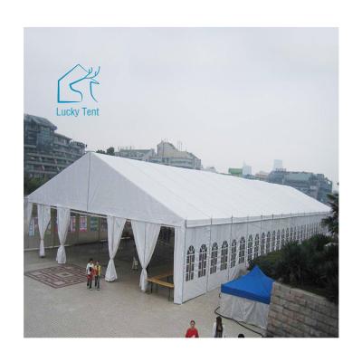 China Outdoor White Tent Large Event Party Use Ridge Marquee Tents Trade Show Tent Wedding Tent -10 for sale