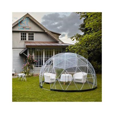 China Outdoor Camouflage/Field Play Garden Clear Igloo Dome Tent 3.6m Diameter Dome For Dining Cafe For Restaurant for sale