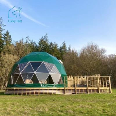 China Tube Type Outdoor Prefab House Camping Large Stake Tent Geodesic Dome Dome Tent For Sale for sale