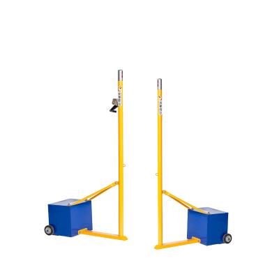 China Factory Professional 1.55m Height Badminton Volley Pole Adjustable Portable Stand For Outdoor Sports XPBS for sale