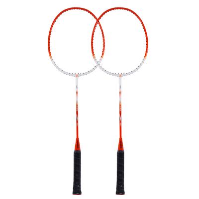 China Hot Sale Durable Type Different Color Customized Logo Badminton Racket Wholesale High Quality Steel for sale