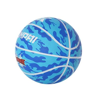 China Customized Colorful Rubber Game Basketball Pu PU Ball Wholesale Sports Material For Kids Students Competition for sale