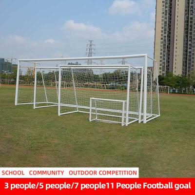 China Steel Standard Movable Steel Soccer Goal / Metal Soccer Goal for sale