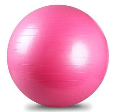 China Factory Price Good Quality Pro Pilates Round Anti-burst PP Yoga Balance Ball For Body Fitness 3 Colors for sale