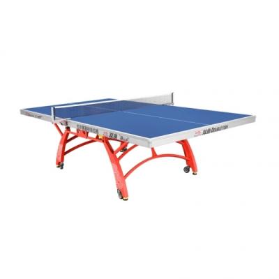 China Double Fish Xiangyun X1 Double Folding Mobile Ping Pong Table Indoor Use Xiangyun X1 for sale