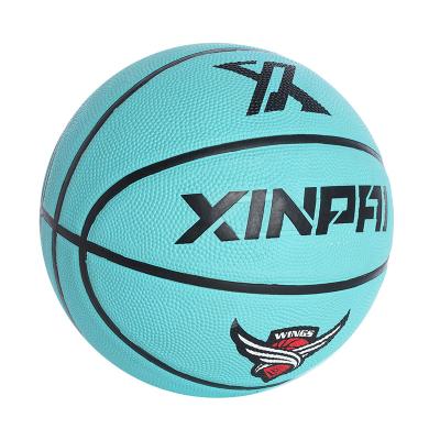 China Factory Price PU Material Durable Rubber Basketball Size 3/5/6/7 For Sports Game Colorful Wholesale for sale