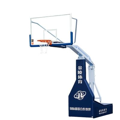 China Jinling steel elastic balance basketball racks are in indoor and outdoor activities type TXJ-1B with FIBA ​​certification for sale