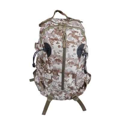 China China Large Capacity Woodland Camouflage Canvas Rucksack Durable Outdoor Military Bag Leisure Daily Outdoor Travel Sports School Use New for sale