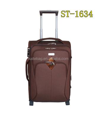 China Polyester EVA 2 Wheel Hot Sale Luggage Trolley Case Suitcase Scooter Luggage Airport Trolley Luggage for sale