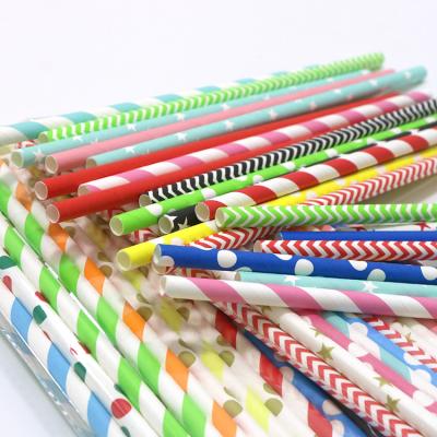 China Disposable Custom Eco - Friendly Heat Resistant Bubble Tea Paper Straw for sale