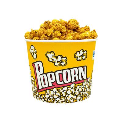 China Disposable Compostable Pink Papers Chicken Container Package Popcorn Box Plastic Bucket for sale