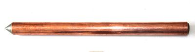 China Pure copper lightning ground rod / bar with 900mm - 6000mm Length for sale