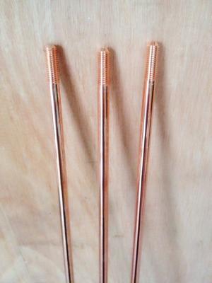 China High Tensile strength electrical grounding rod , copper earth rods for sale