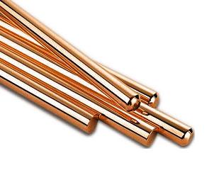 China 18mm Copper Coated Electrical Grounding Rod , Copper Clad Steel Earth Rod for sale