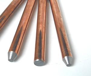 China Multiple ground rods with Copper Coated for anti thunder device for sale