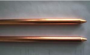 China OEM Copper Welded Steel Earthing rods 20mm for petro plant  , oil reservoir for sale