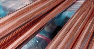 China Threaded Copper Ground Rod , Copper coated thickness more than 0.254mm for sale