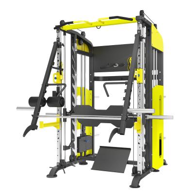 China Good Commercial Use Technology Production Blocking Squat Rack Smith Multifunctional Trainer Machine for sale