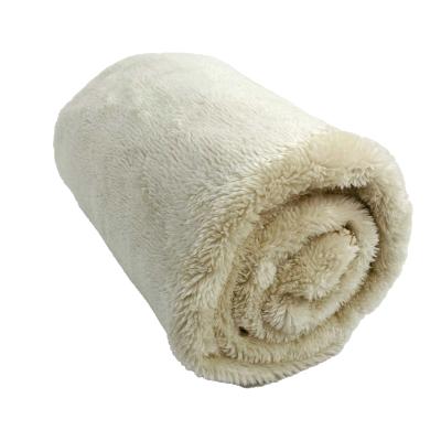 China Factory Wholesale Super Soft Chunky Sherpa Chenille Fleece Bed Throw Blanket Eco - Friendly Anti - Static New for sale