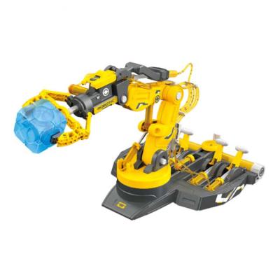 China ABS Plastic Kids Diy 3 in 1 Hydraulic Robot Multi Functional Powered by Water Fluid Power Transmission Toys Smart Robots for Kids for sale