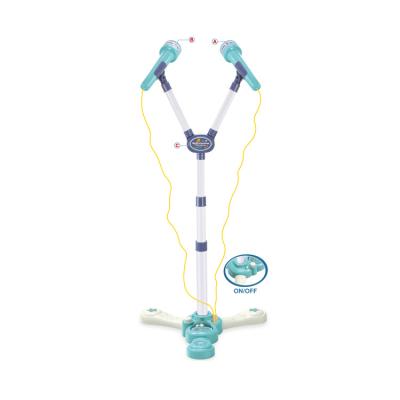 China Children Educational Adjustable Toys Musical Instrument Double Microphone Stand Tube Toy for sale