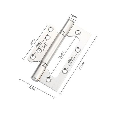 China Traditional Ball Bearing Non-Mortise Door Hinge Stainless Steel Butterfly Hinge For Wooden Door for sale