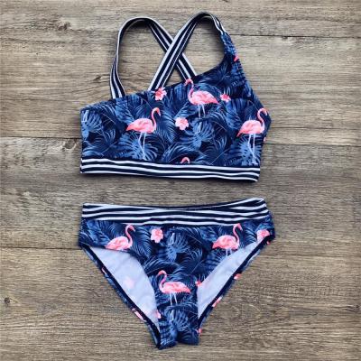 China Multi Style Breathable Bikini Set Biquini Infantil Swimwear A369 2020 New Print Girls Kids Swimwear Children Swimsuit Summer Children for sale