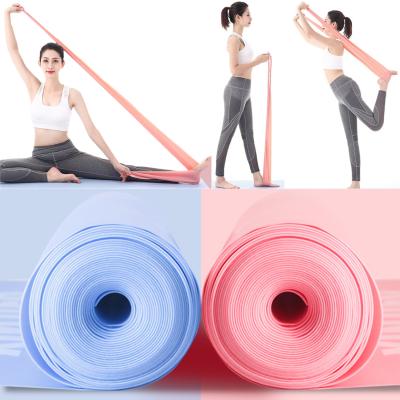 China Pull Rope Resistance Straps Exercise Bands For Physiotherapy Strength Training Yoga Pilates Stretching Non-latex Elastic Band for sale