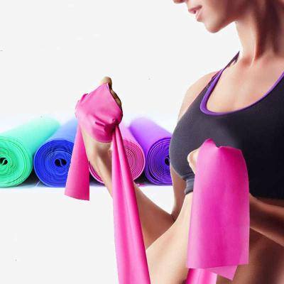 China Elastic Stretch Rubber Strap Band Fitness Pilates Yoga Women's Expander Sports Set Loop Gym Band Lady 1.5x1.5m for sale