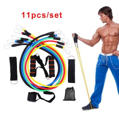 China 11Pcs/Set Resistance Bands Loop 11Pcs/Set Latex Resistance Bands Fit Muscle Strength Gym Equipment Fitness Yoga Exercise Pull Rope Training Rubber Expander for sale