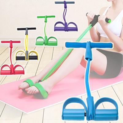 China Pedal Test Program Pedal Bodybuilding Expander Latex Tube Foot Dynamic Elastic Traction Rope Slimming Sporting Goods Indoor Ed-shipping for sale