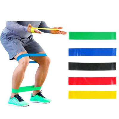 China String Chest Promoter Rubber Band Exercises Hip Circles Gym Fitness Pilates Latex Yoga Pull Up Resistance Exercise Loop Bands For Women Men for sale