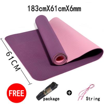 China Customization Gym Mattress Strip 183*61cm 8mm Yoga Mat Wholesale Manufacturer Band Support for sale