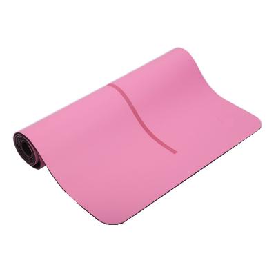 China Custom Line Natural Rubber Tuhao Yoga PU Yoga Rubber Yoga PU Position Mat for sale