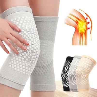 China Hot 2PCS Adult Self Heating Support Brace for Arthritis Joint Pain Relief Injury Recovery Belt Knee Massager Leg Warmer for sale