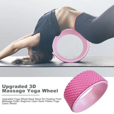 China Yoga Wheel Massage Wheel Yoga Wheel Back Forming Anti-Slip Roller Gym ABS Bodybuilding Waist Band Professional Fitness Equipment for sale