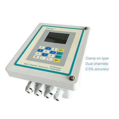 China 0.5% accuracy dual channel clamp on ultrasonic flowmeter high quality à venda