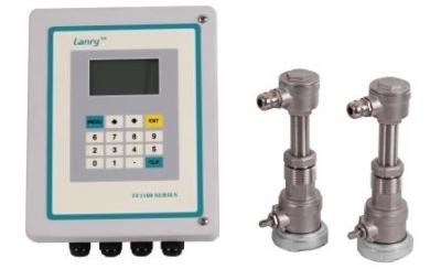 China Stable Insertion Ultrasonic Flowmeter Wet Type Transducer With Data Logger for sale