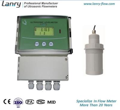China 4 cijferlcd de Ultrasone Verre Versie van de Niveaumeter met Afzonderlijke Sondes Te koop