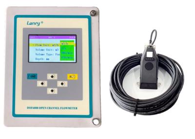 China 6537 Instrument Ultrasonic Open Channel Meter / Liquid Ultrasonic Flow Meter for sale