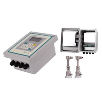 China Clamped LCD  IP68 SD Card 4mA Transit Time Ultrasonic Flow Meter for sale