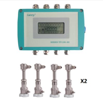 China O CE 2 canaliza o medidor de fluxo ultrassônico do tempo de passagem da bateria à venda