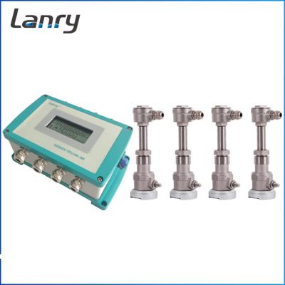 China IP65 Bidirectional Transit Time Ultrasonic Flow Meter 9 bit LCD display for sale