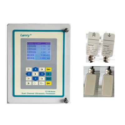 中国 Two channels ultrasonic flow meter clamp on for water ultrasonic flowmeter datalogger 販売のため