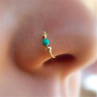 China Zinc Alloy Hoop Nose Ring Nose Jewelry Nostril Hoop Sniff Earring Piercing Jewelry for sale