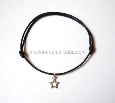 China Fantasy Ankle Chain Small ALLOY Star Adjustable Leather Anklet Universe Anklet for sale