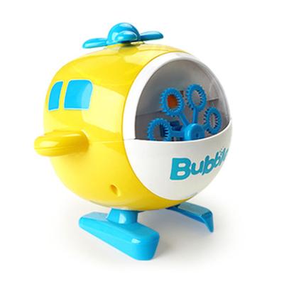 China Automatic Electric Outdoor Interactive Bubble Machine Bubble Machine Helicopter Toy Blowing Children's Bubble Machine for sale